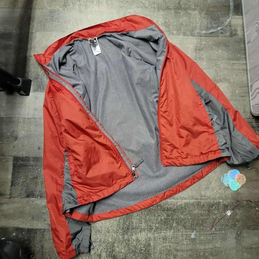 The North Face orange jacket womens size Large